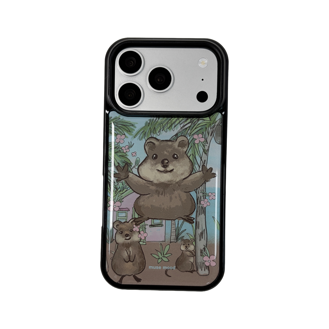 뮤즈무드 쿼카 데이 에폭시 휴대폰 케이스(Musemood Quokka Day Epoxy Phone Case)