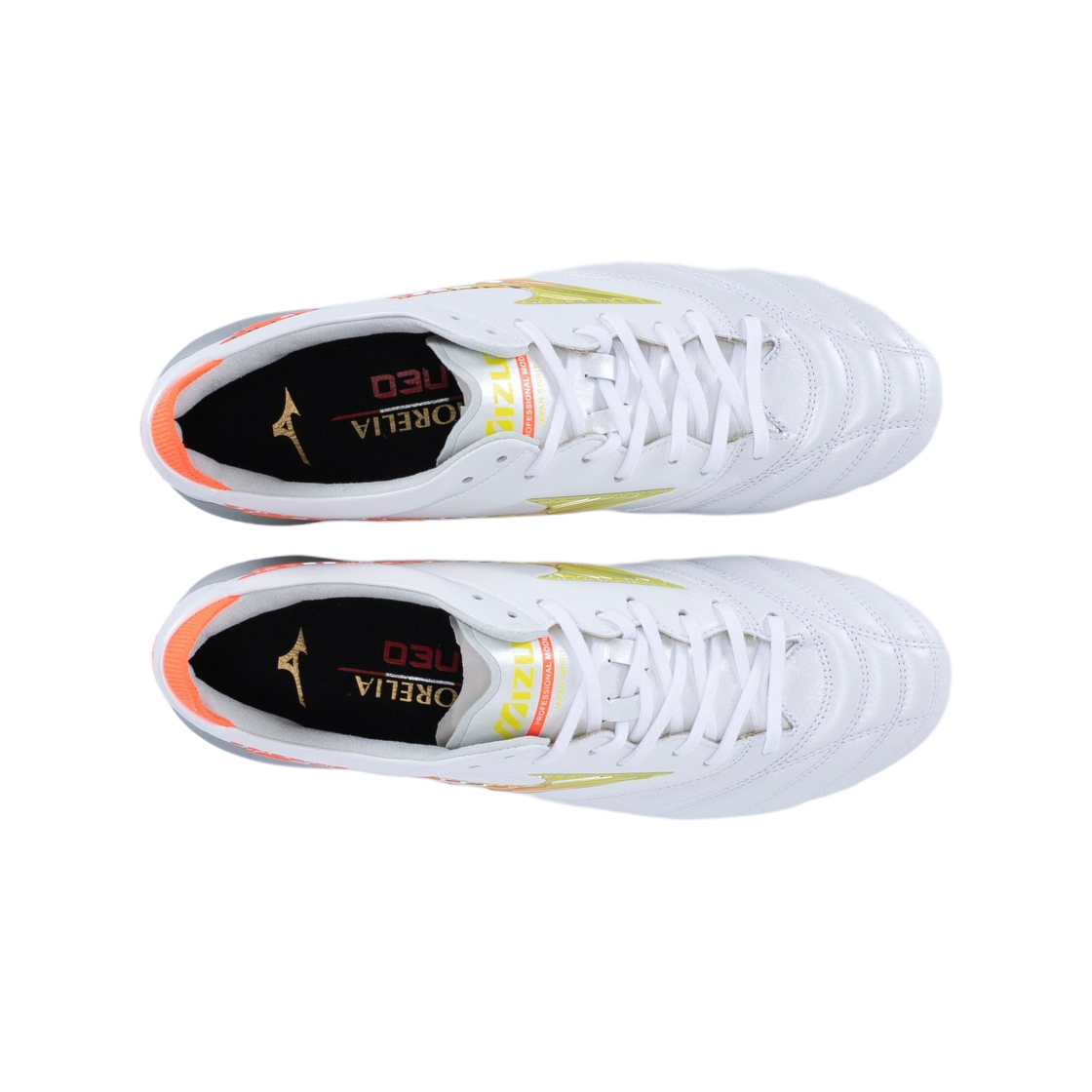 미즈노 모렐리아 네오 5 재팬 슈퍼 화이트 펄 옐로우(Mizuno Morelia Neo V Japan Super White Pearl Yellow) - 2