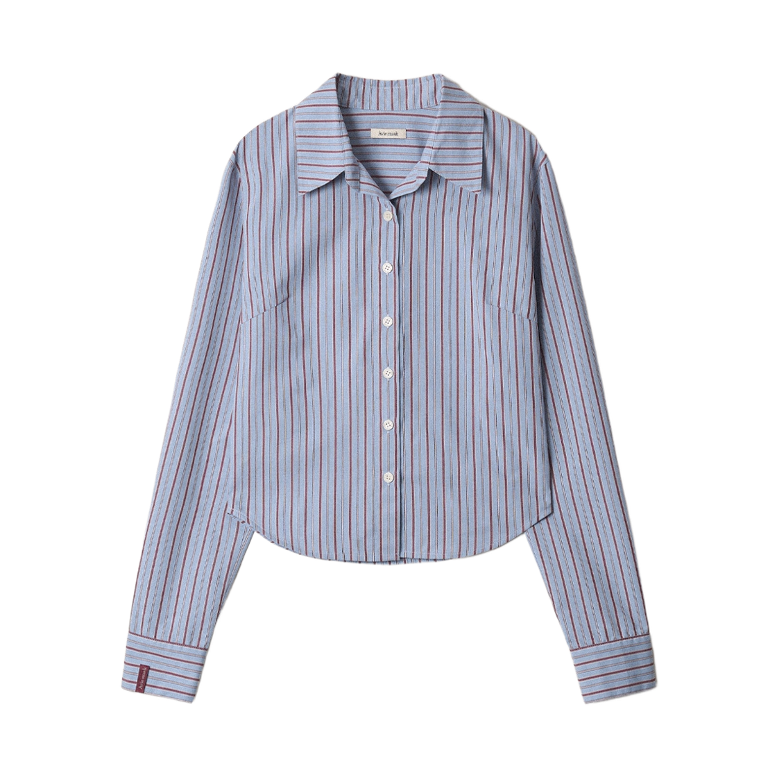 - (W) Aviemuah Vintage Cropprd Shirt Striped