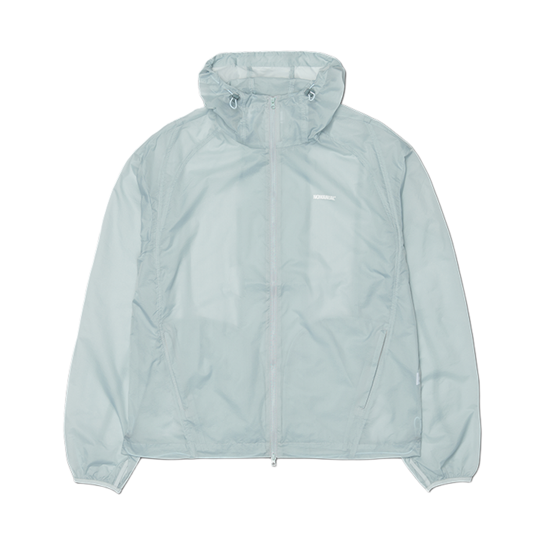 NMSS62WB02GRY NOMANUAL Dune Light Nylon Jacket Gray