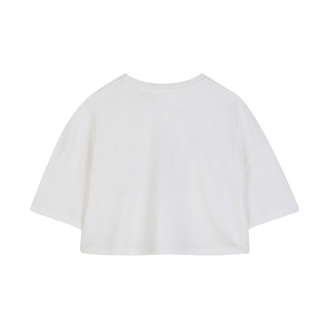 (키즈) 끌로에 로고 프린트 크루 넥 티셔츠 화이트((Kids) Chloe Logo Print Crew Neck T-Shirt White) - 2