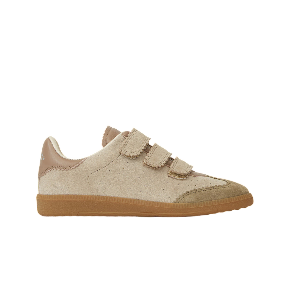 BK0013FA-A1E22S-50TA (W) Isabel Marant Beth Low Top Leather Sneakers Taupe