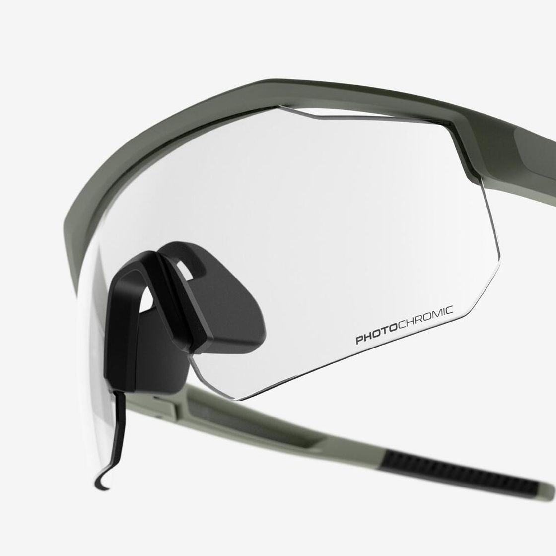 데카트론 스포츠 선글라스 포토크로믹렌즈 퍼프 500 세이지 그린(DECATHLON Sports Sunglasses Photochromic Lens Perf 500 Sage Green) - 7