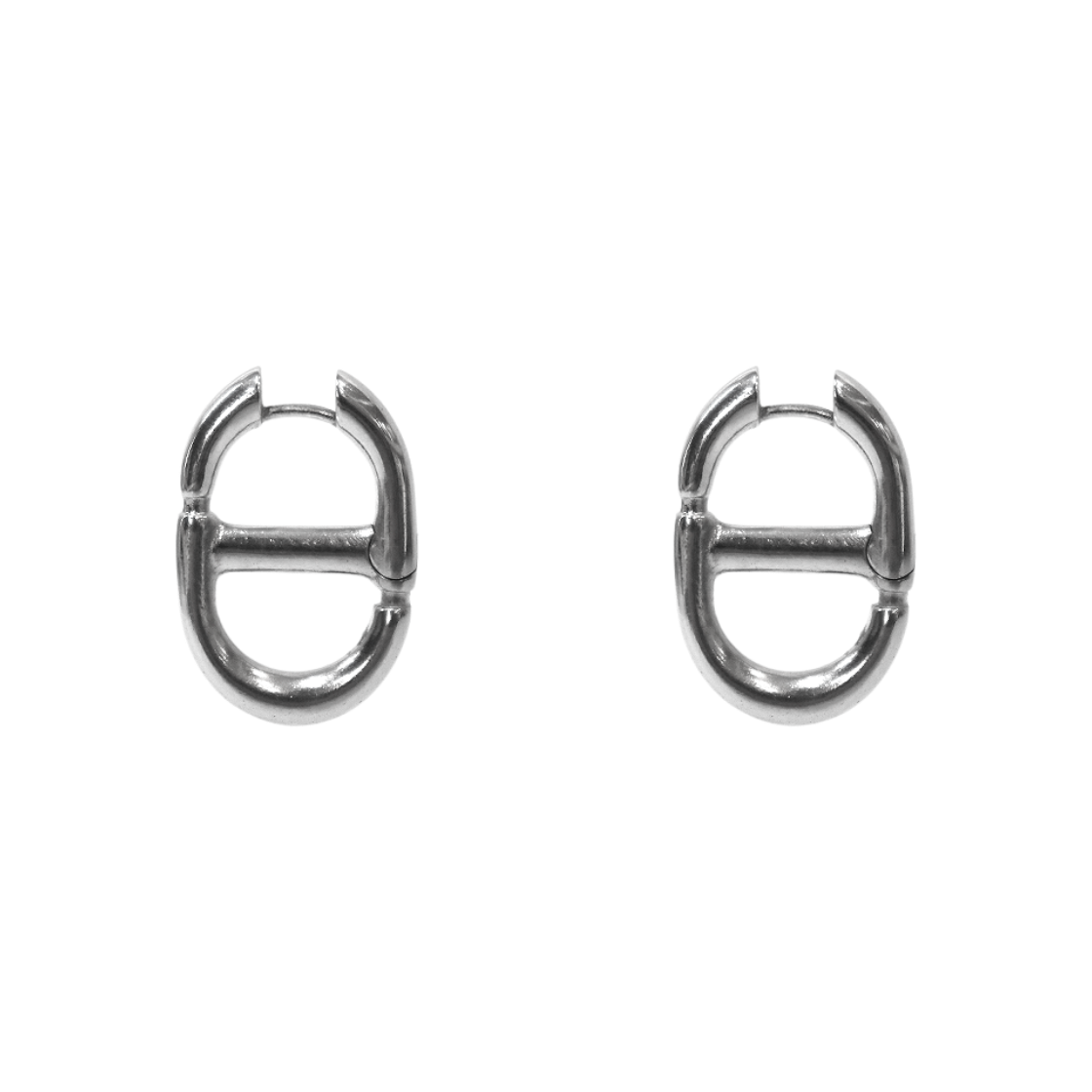 ITOLWNSUPDWP Dior Navy CD Silver Earrings A-B61834