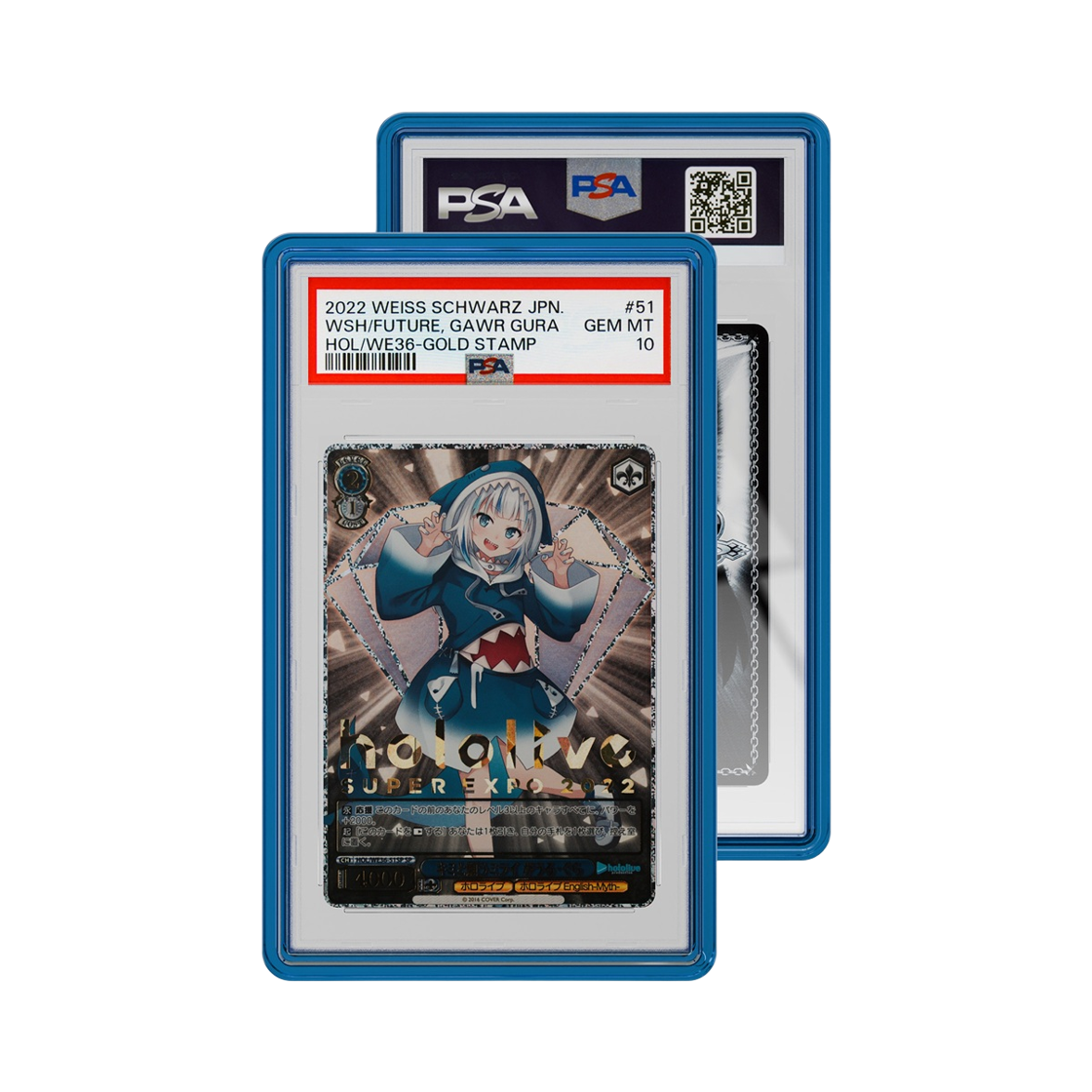 로키 PSA그레이디드가드 쥬얼 범퍼 케이스 블루(Locky PSA GradedGuard Jewel Bumper Case BLUE)