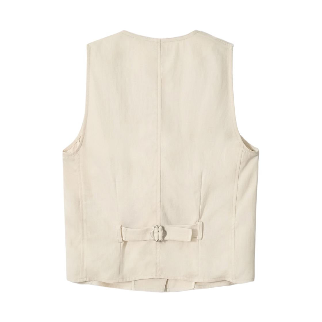 (W) 아비에무아 내츄럴 리넨 베스트 크림((W) Aviemuah Natural Linen Vest Cream) - 2