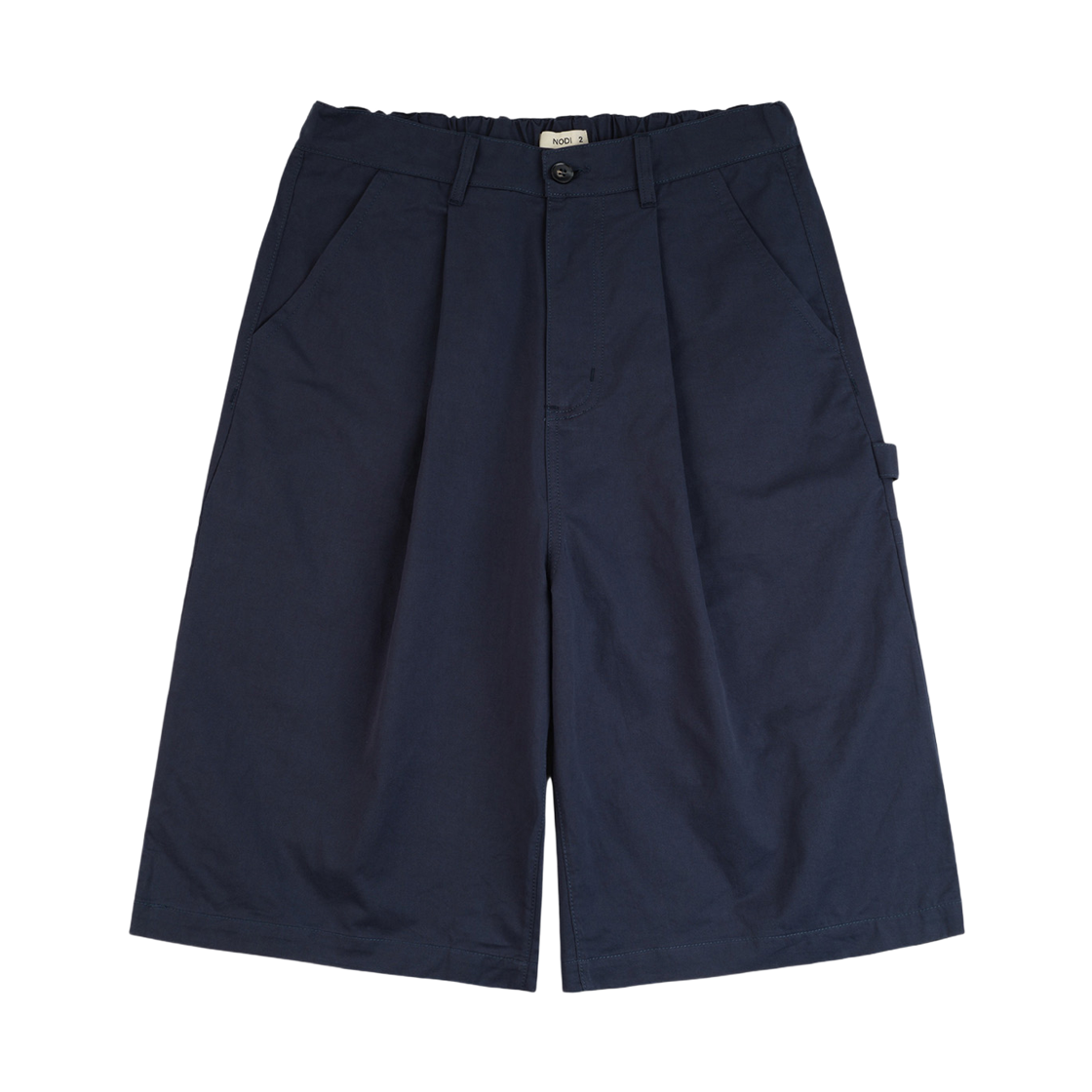 노디 시스템 에러 홀스 코튼 버뮤다 팬츠 네이비(NODI System Error Horse Cotton Bermuda Pants Navy) - 2