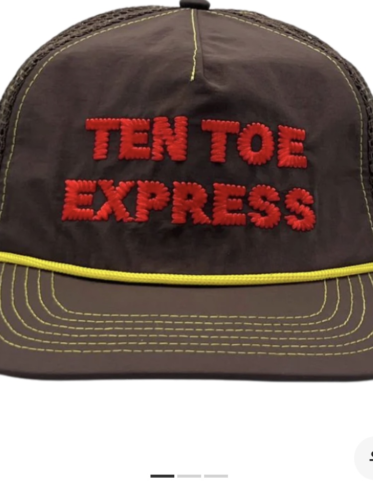 Alex Zono Ten Toe Express Trucker Hat Brown, Oakley Terraforma Matte Rootbeer Frame Prizm Tungsten Polarized Lenses High Bridge Fit 착용 스타일 - 3
