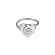 Nff Heartmaze Ring White