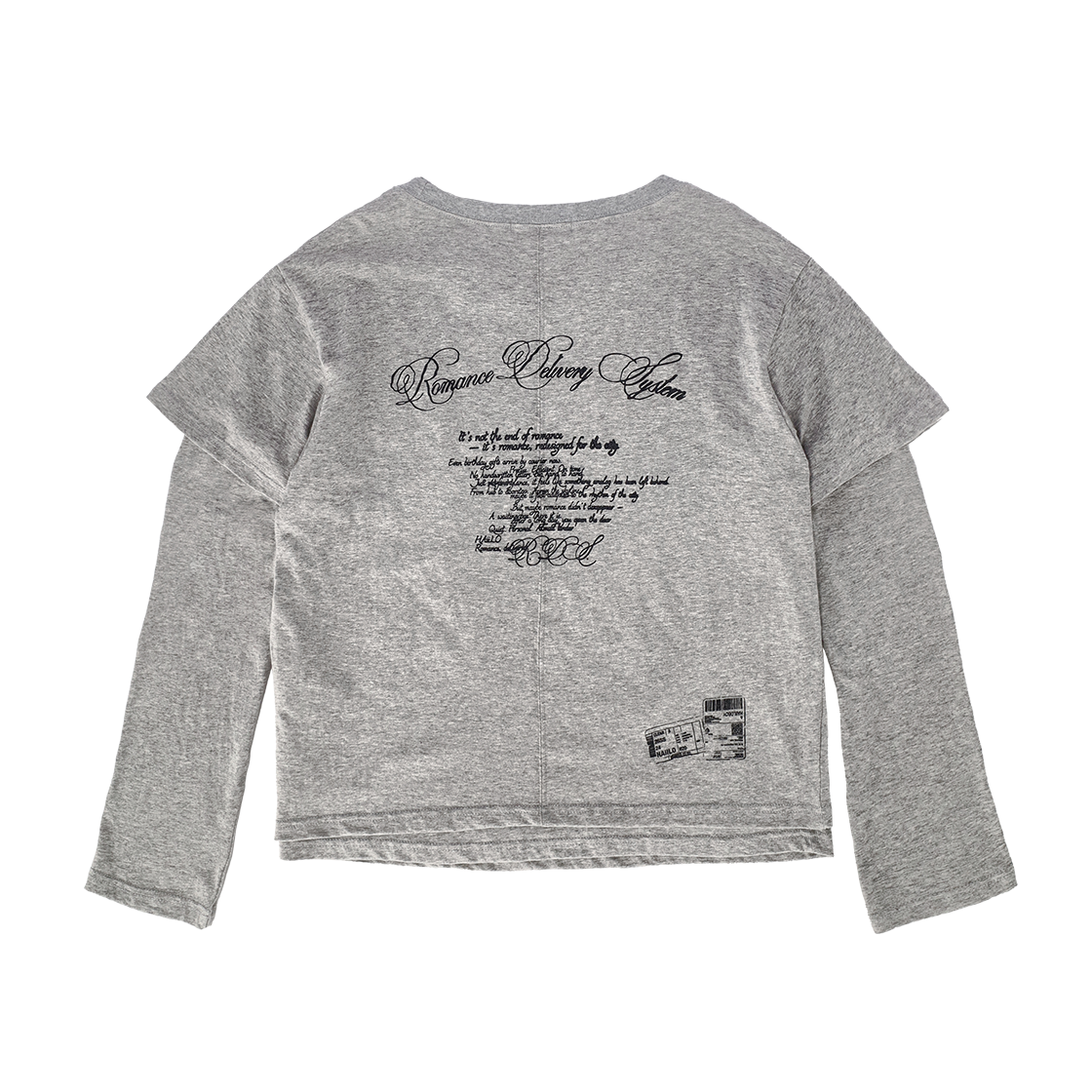 헤일로 핸드스크립트 레이어드 세트 그레인 그레이(HAiiLO Handscript Layered Set Grain Grey) - 2