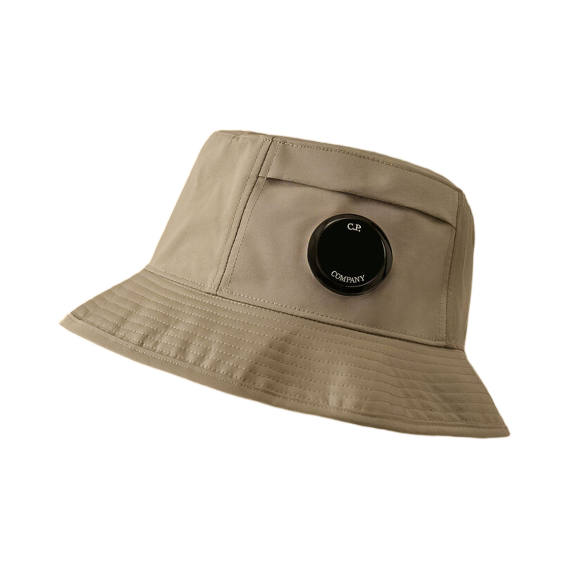 C.P. 컴퍼니 크롬-R 렌즈 버킷햇 도브 그레이 - 26SS(C.P. Company Chrome-R Lens Bucket Hat Dove Grey - 26SS)