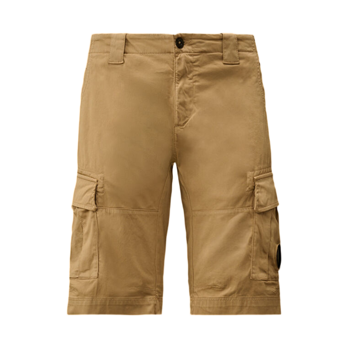 20CMBE746A005694G328 C.P. Company Stretch Sateen Cargo Lens Shorts Anphora Beige - 26SS