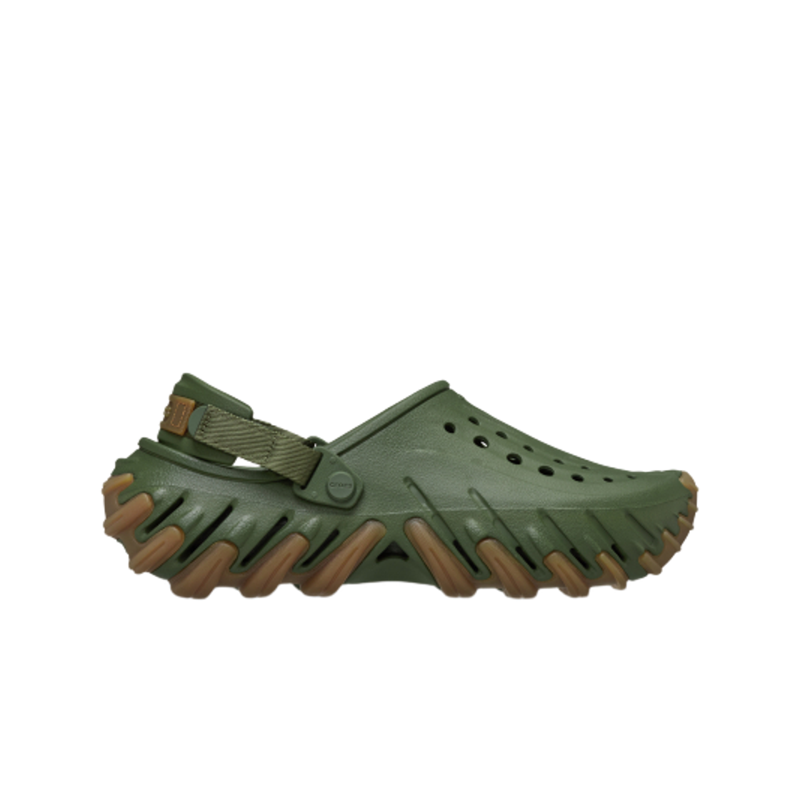 211675-309 Crocs Echo Gum RO Clog Army Green