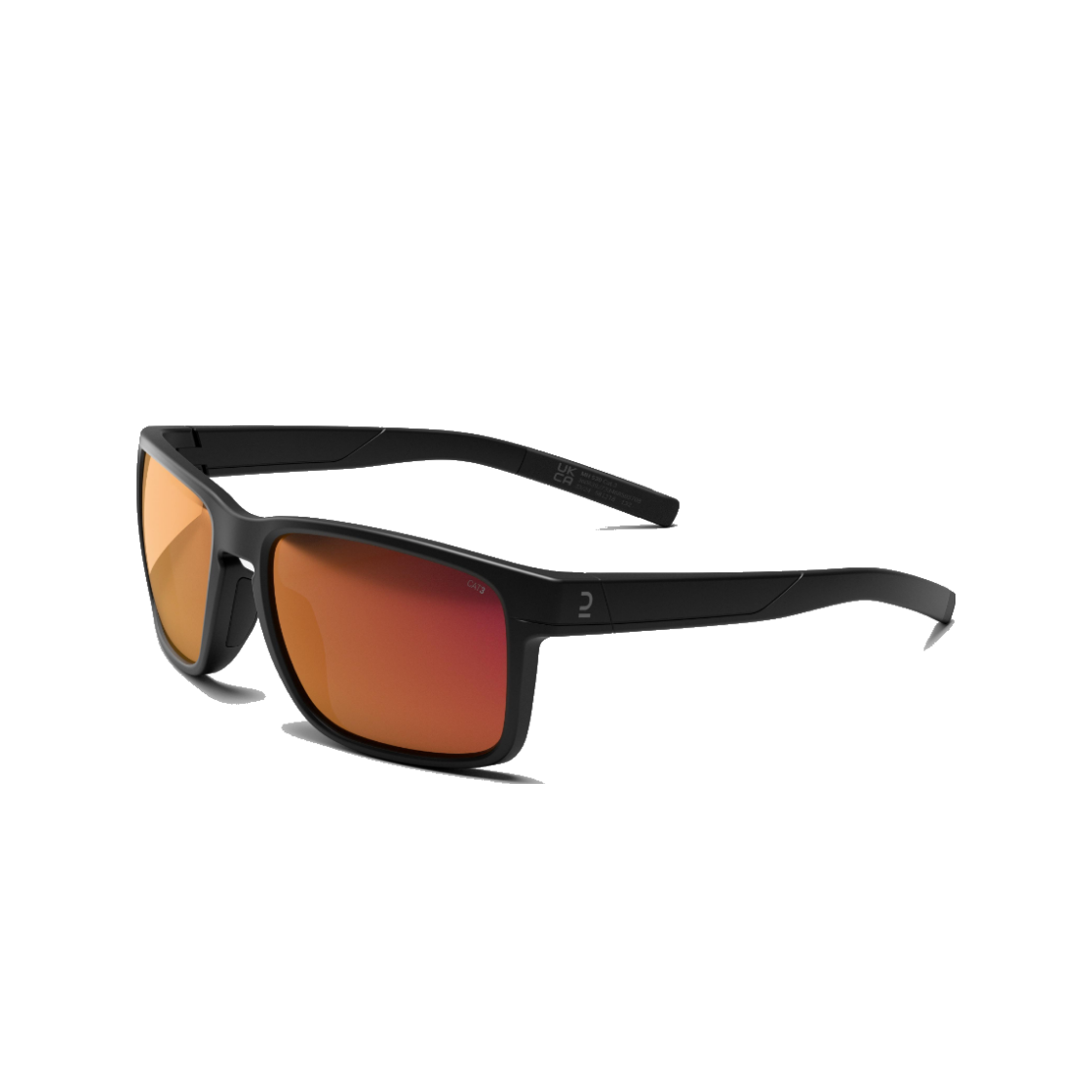 데카트론 성인 스포츠 편광 선글라스 카테고리 3 MH530 스모크 블랙(DECATHLON Adult Sports Polarized Sunglasses Category 3 MH530 Smoke Black)