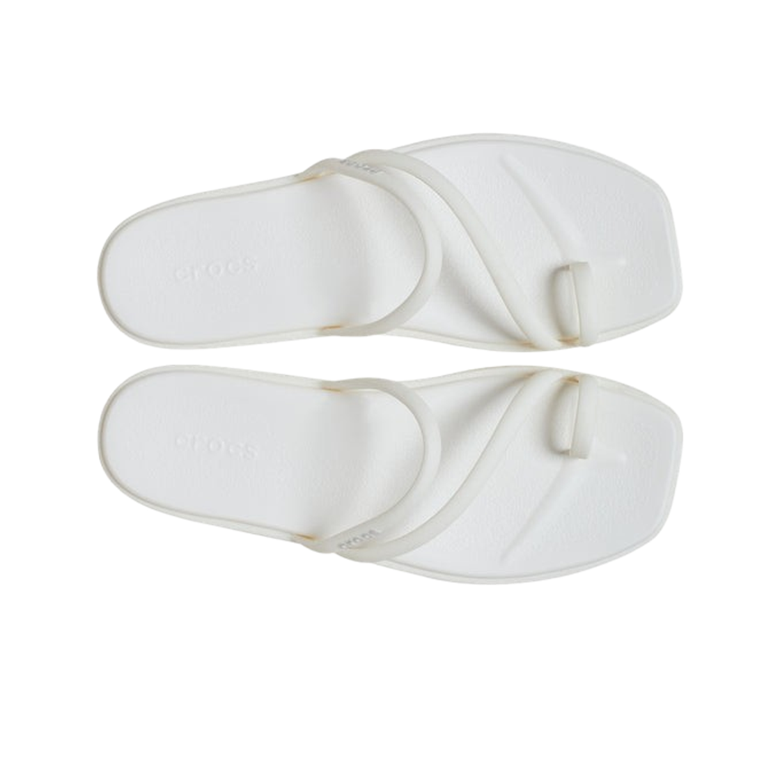 (W) 크록스 마이애미 토 루프 샌들 초크((W) Crocs Miami Toe Loop Sandal Chalk) - 2