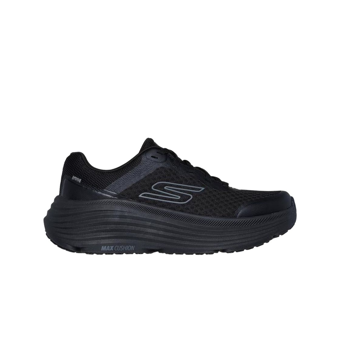 (W) 스케쳐스 맥스 쿠셔닝 엔데버 블랙((W) Skechers Max Cushioning Endeavour Black)