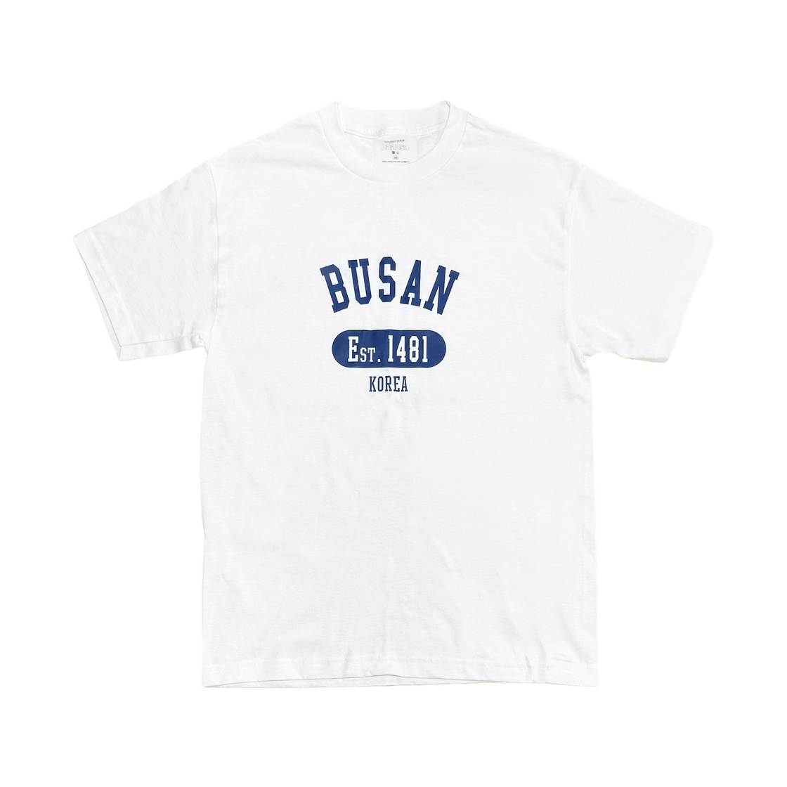 부산바캉스 x 발란사 부산 티셔츠 화이트(BUSAN VACANCE x Balansa Busan T-shirt White)