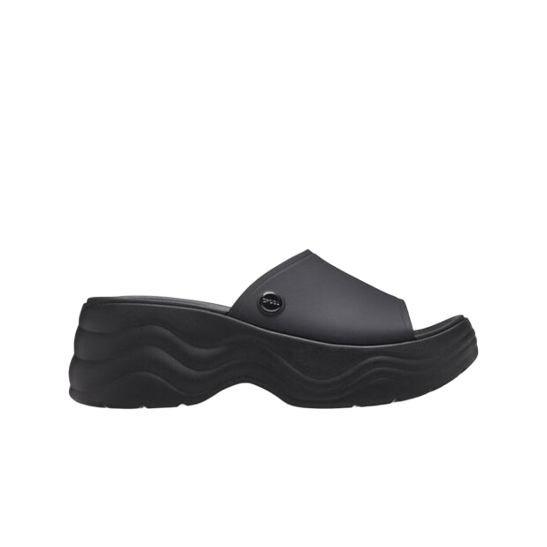 208182-001 (W) Crocs Skyline Slide Black