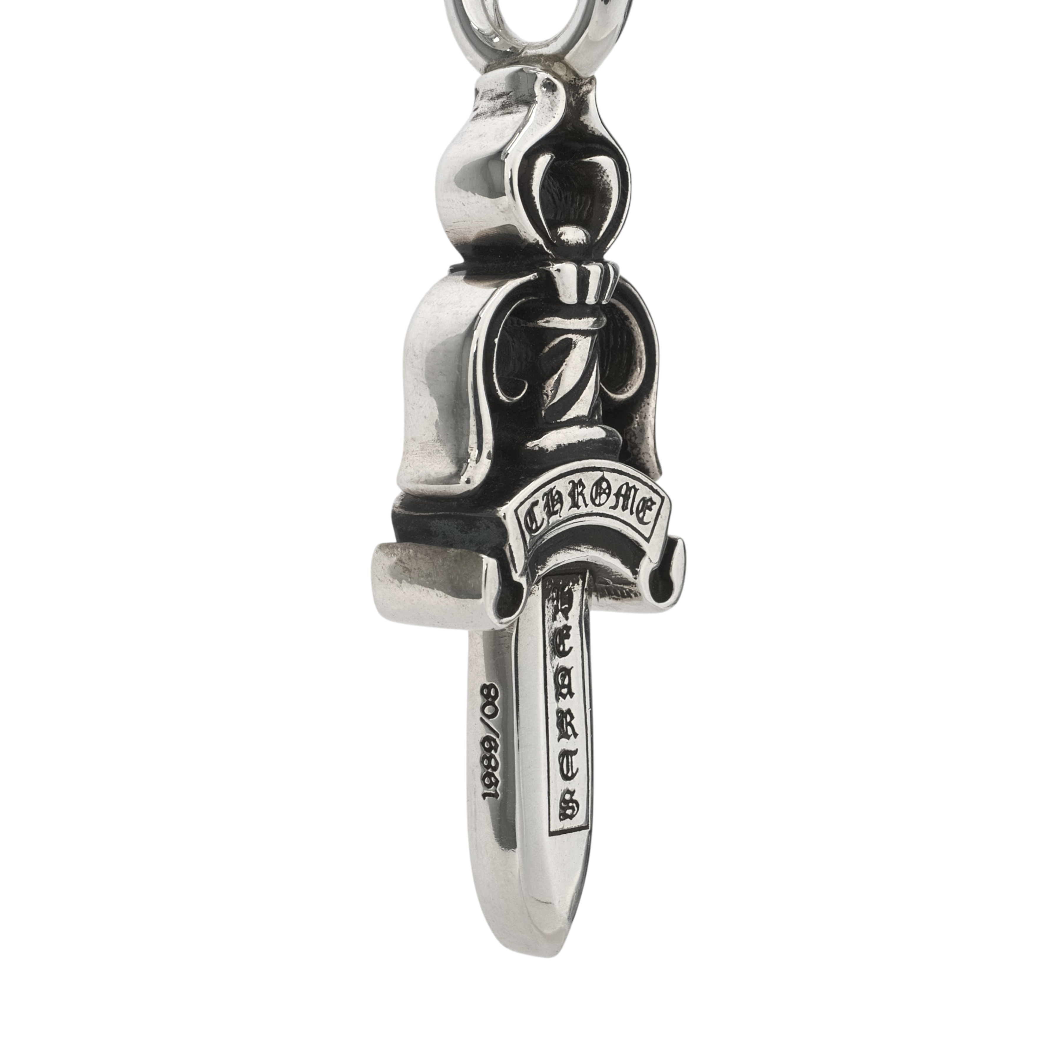크롬하츠 더블 대거 펜던트 실버(Chrome Hearts Double Dagger Pendant Silver) - 3