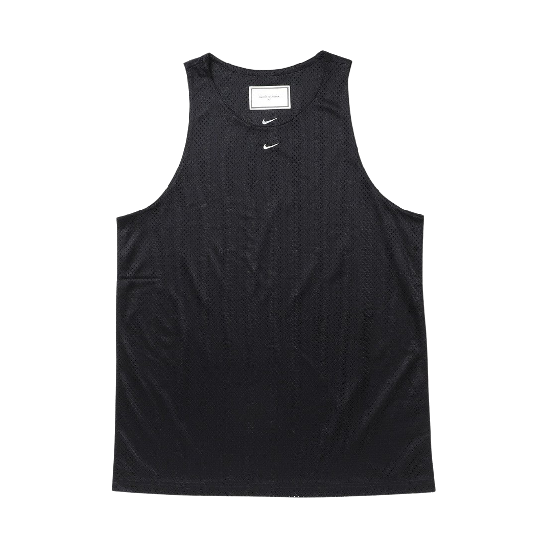 IF2601-010 Nike Standard Issue Practice Mesh Basketball Jersey Black Pale Ivory - Asia