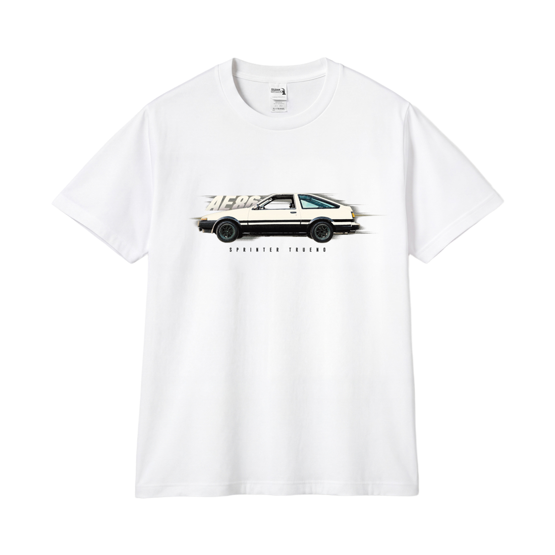 길단 x 빈티지컬렉션 AE36 티셔츠 화이트(Gildan x Vintage Collection AE86 T-Shirt White)