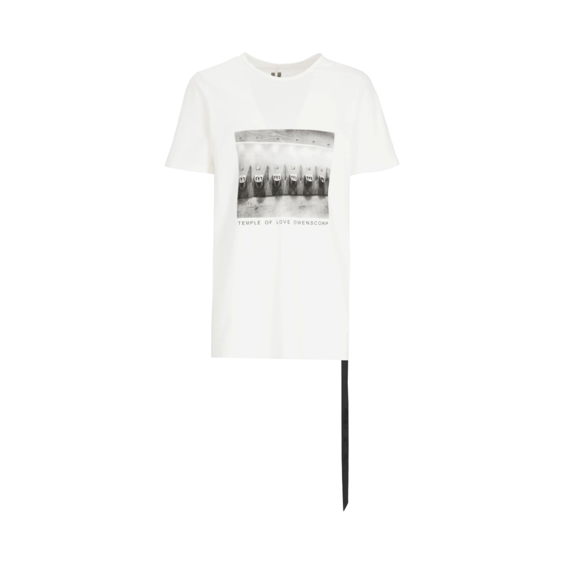 릭 오웬스 다크쉐도우 레벨 티셔츠 밀크 블랙(Rick Owens Drkshdw Level T-Shirt Milk Black)