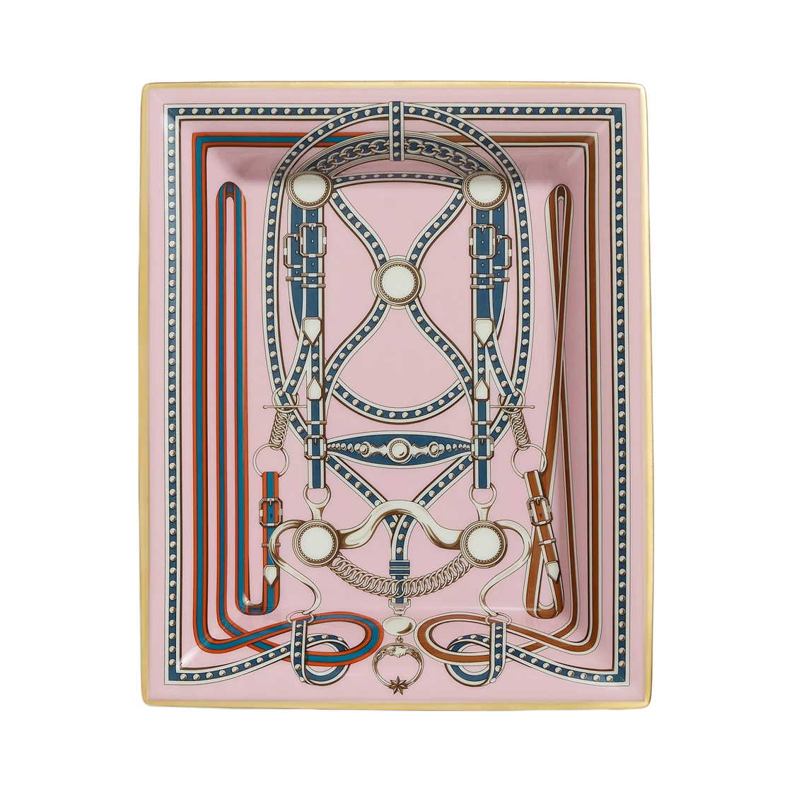 H312111M01 Hermes Grand Tralala Change Tray Rose