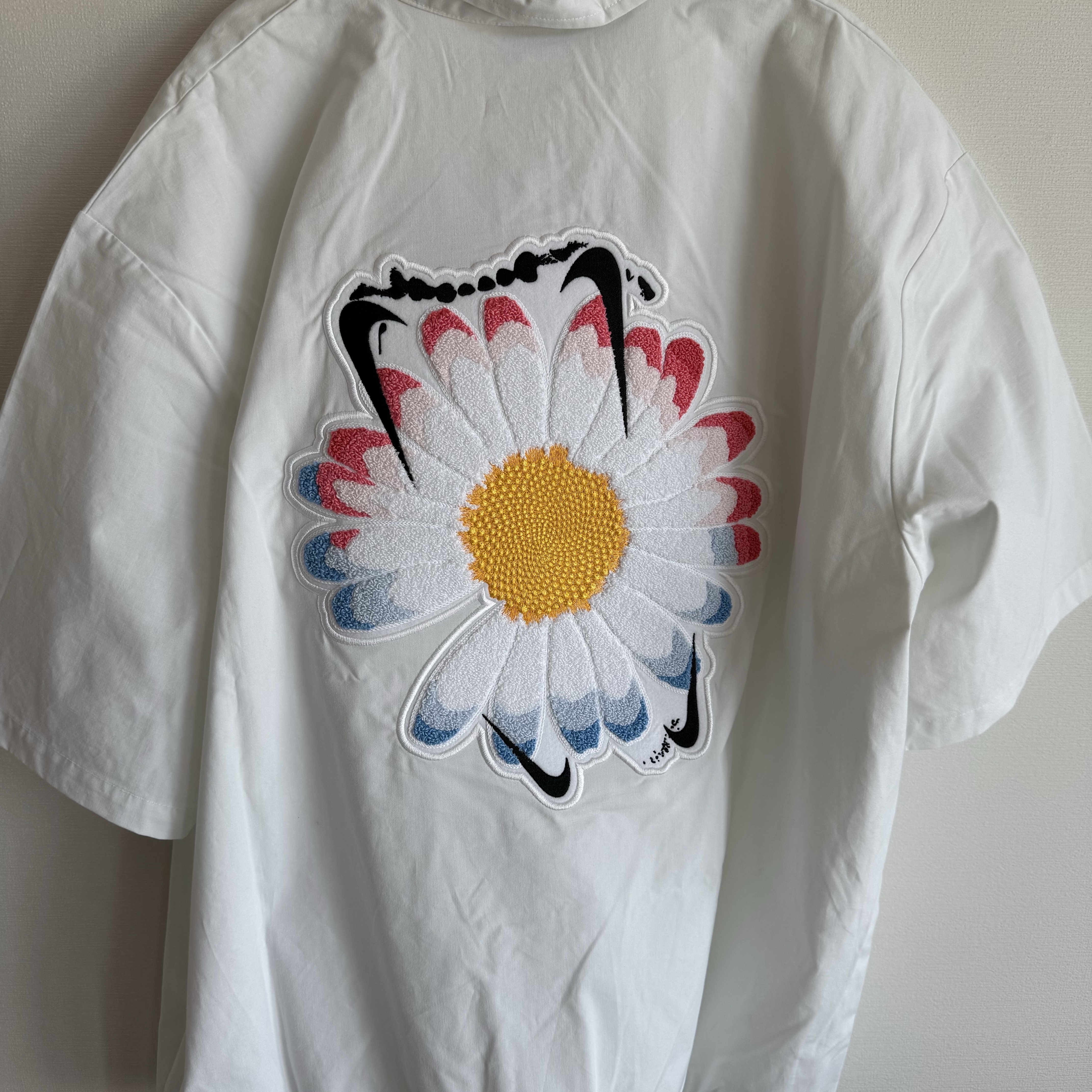 Nike x Peaceminusone Korea Short Sleeve Top White (IM3219-100) 착용 스타일 - 1