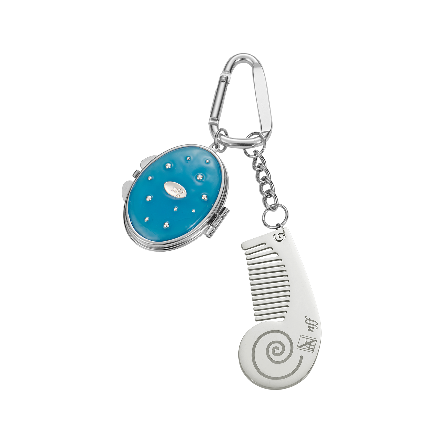 엔프프 다이빙 오벌 미러 키링 블루(Nff Diving Oval Mirror Keyring Blue) - 2