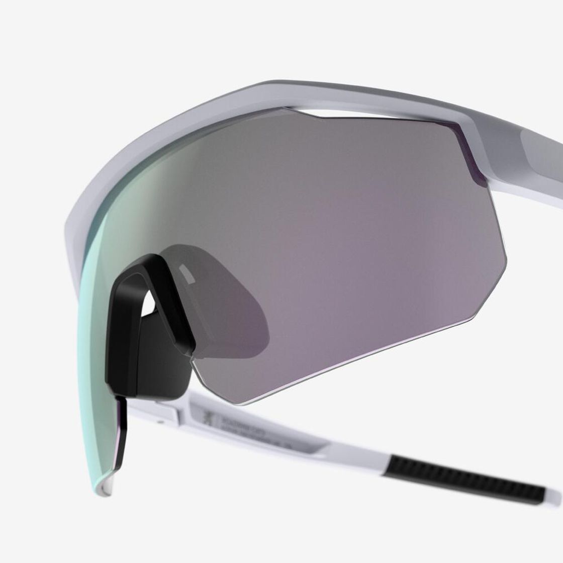 데카트론 스포츠 선글라스 미러렌즈 퍼프 500 울트라 화이트(DECATHLON Sports Sunglasses Mirror Lens Perf 500 Ultra White) - 4