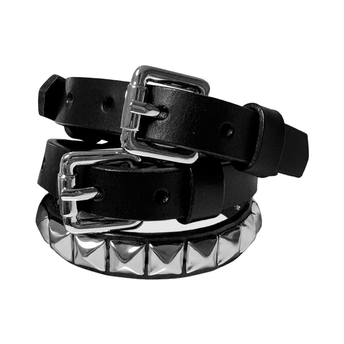 더트냅 더블 버클 스터드 브레이슬릿(DIRT NAP Double Bind Stud Bracelet)