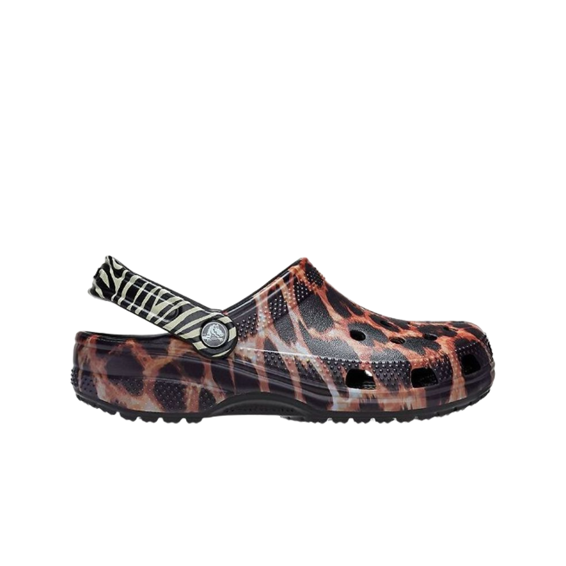 207840-0ZR Crocs Classic Animal Remix Clog Black Multi