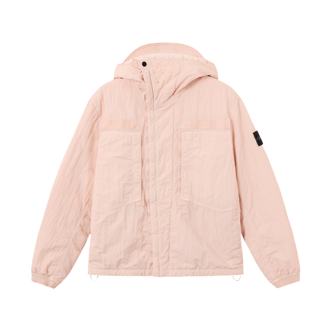 L2S15Q1000-07S0405-V0082 Stone Island Q100007 Warp Rib Nylon-TC Padded Hooded Jacket with Anti-Drop Finish Antique Rose - 26FW