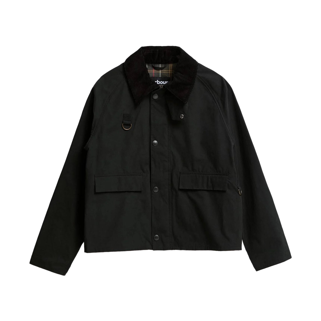 바버 스페이 오버사이즈 캐주얼 자켓 클래식 블랙(Barbour Spey Oversized Casual Jacket Classic Black) - 1