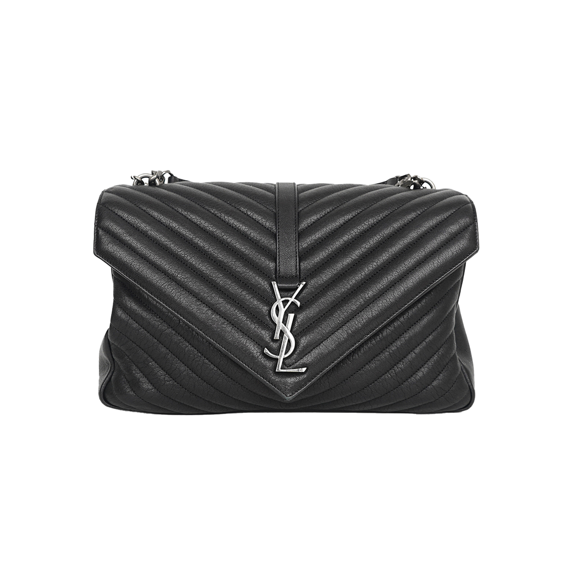 ITF6R76MLTCC Saint Laurent Matelasse Monogram College Large Shoulder Bag 487212