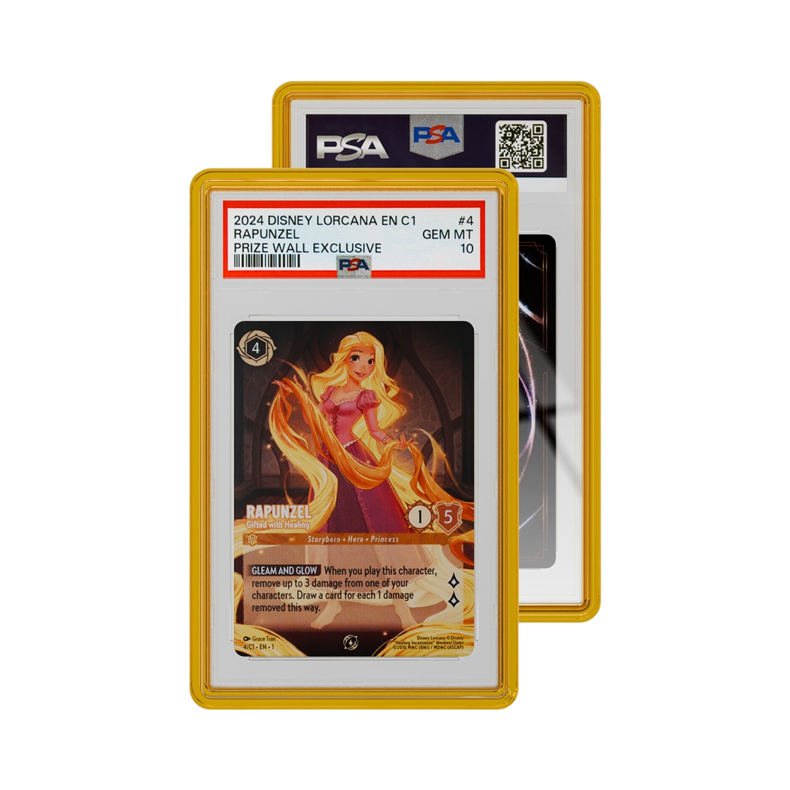 로키 PSA그레이디드가드 쥬얼 범퍼 케이스 옐로우(Locky PSA GradedGuard Jewel Bumper Case YELLO)