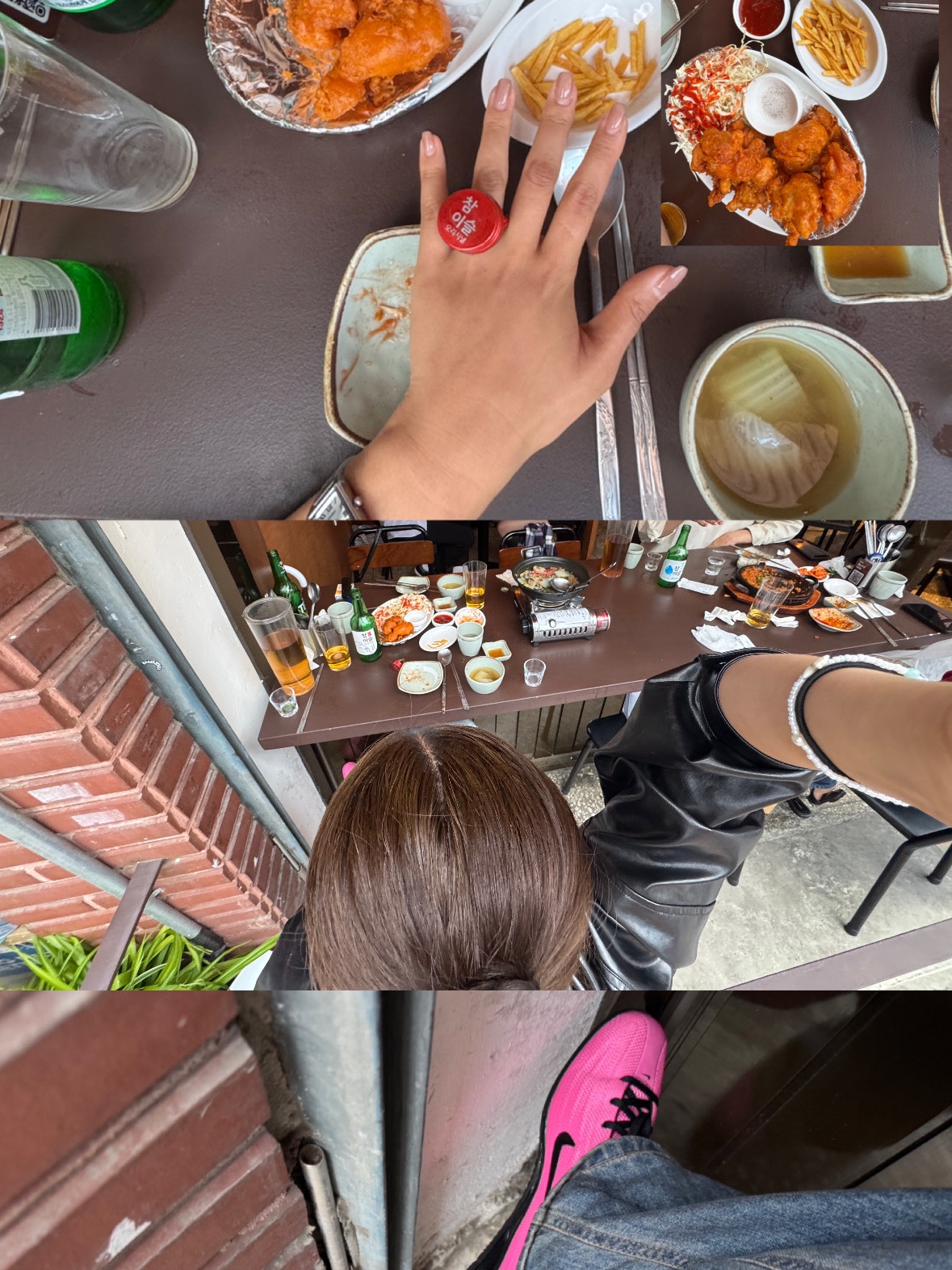 (W) Nike Shox Z Pinksicle Black 착용 스타일 - 3