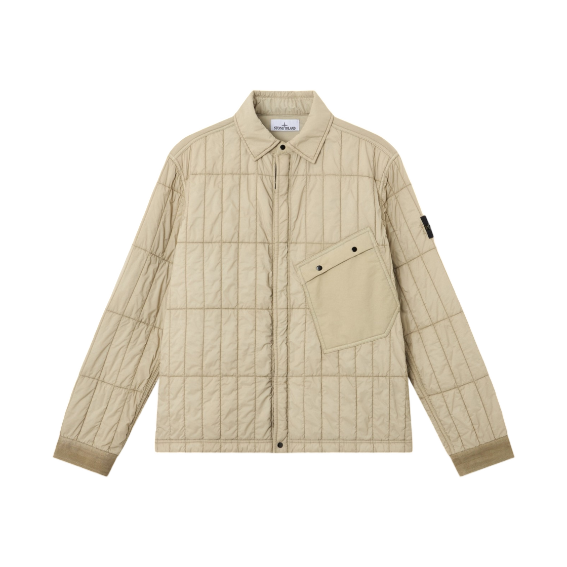 L2S1541000-14S0418-V0095 Stone Island 4100014 Ultralight Nylon Quilted-TC Quilted Padded Coach Jacket with Anti-Drop Sand - 26FW