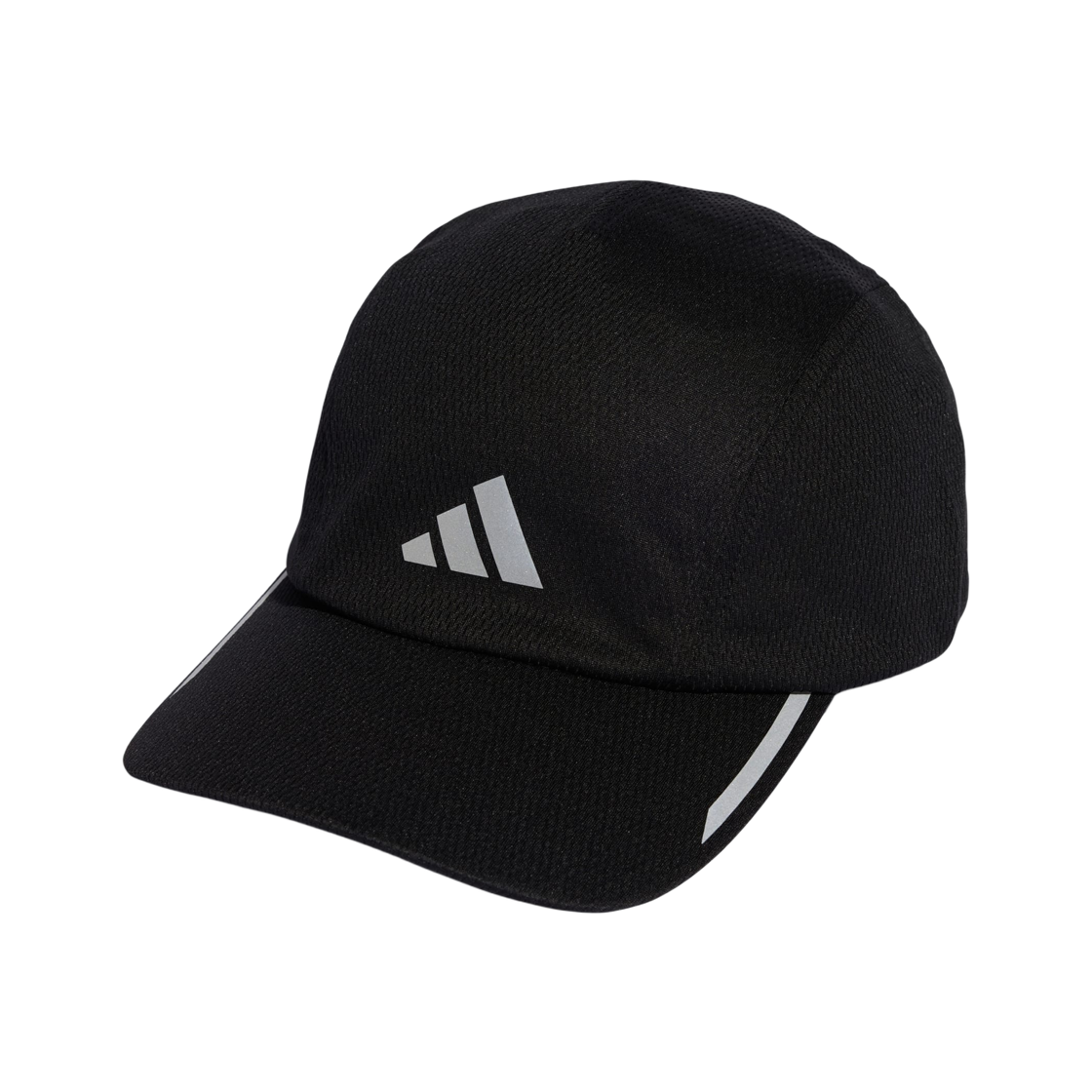 JZ0504 Adidas Running Mesh Climacool Cap Black Reflective Silver