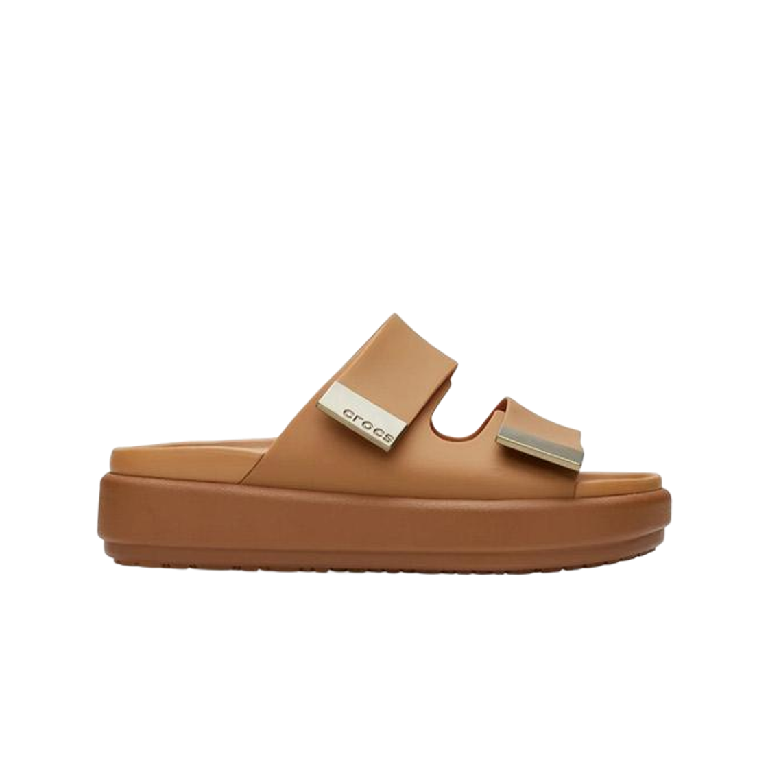 209586-2U3 Crocs Brooklyn Luxe Sandal Tan