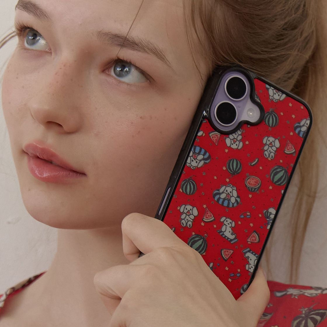 뮤즈무드 워터멜론 베케이션 에폭시 휴대폰 케이스(Musemood Watermelon Vacation Epoxy Phone Case) - 2