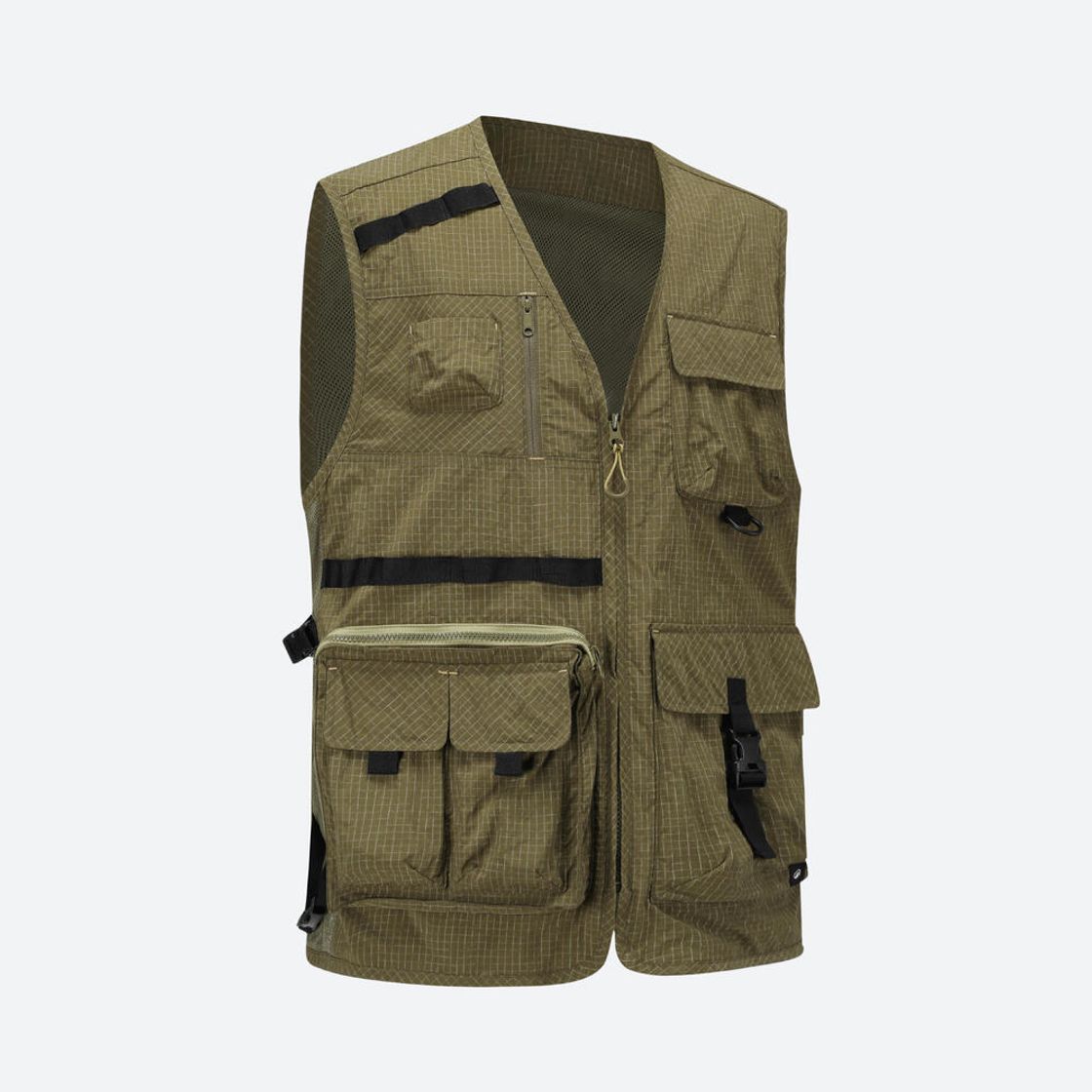 데카트론 남성 등산 베스트 NH500 골든 올리브 그린(DECATHLON Men's Hiking Vest NH500 Golden Olive Green) - 2