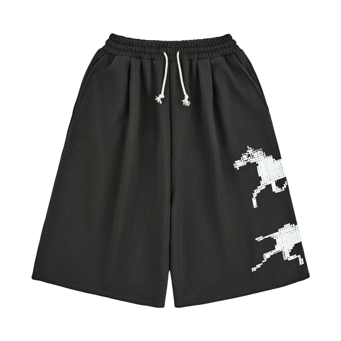노디 트윈 홀스 버뮤다 팬츠 차콜(NODI Twin Horse Bermuda Pants Charcoal) - 1