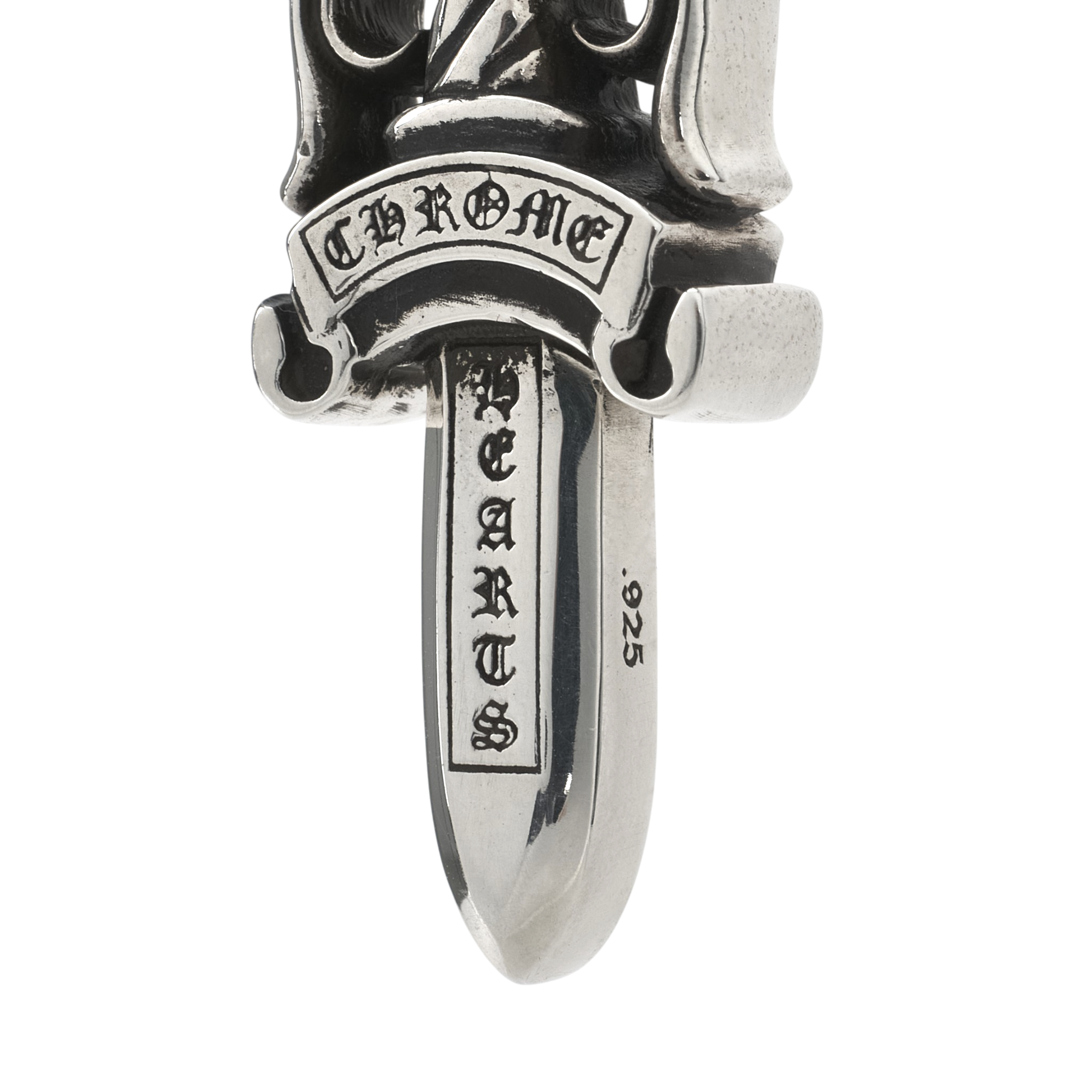 크롬하츠 더블 대거 펜던트 실버(Chrome Hearts Double Dagger Pendant Silver) - 4