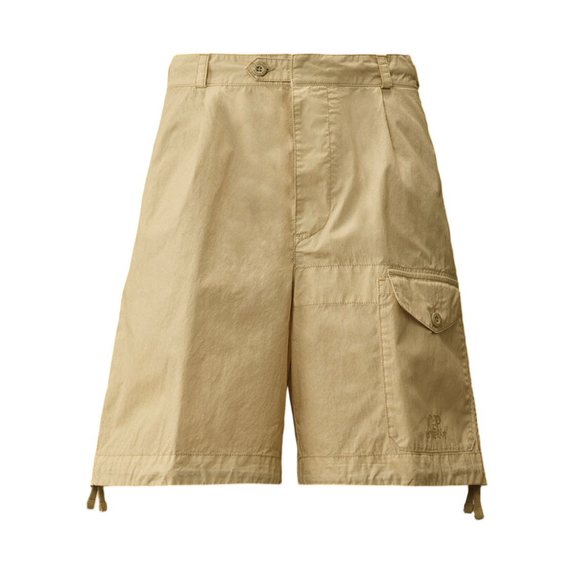 20CMBE170A110543D114 C.P. Company 50 Fili Wax Cargo Shorts Frozen Dew White - 26SS