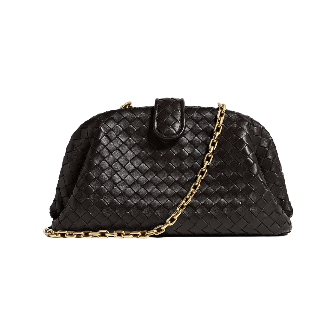 875265V0HW02094 Bottega Veneta Small Lauren 1980 Espresso