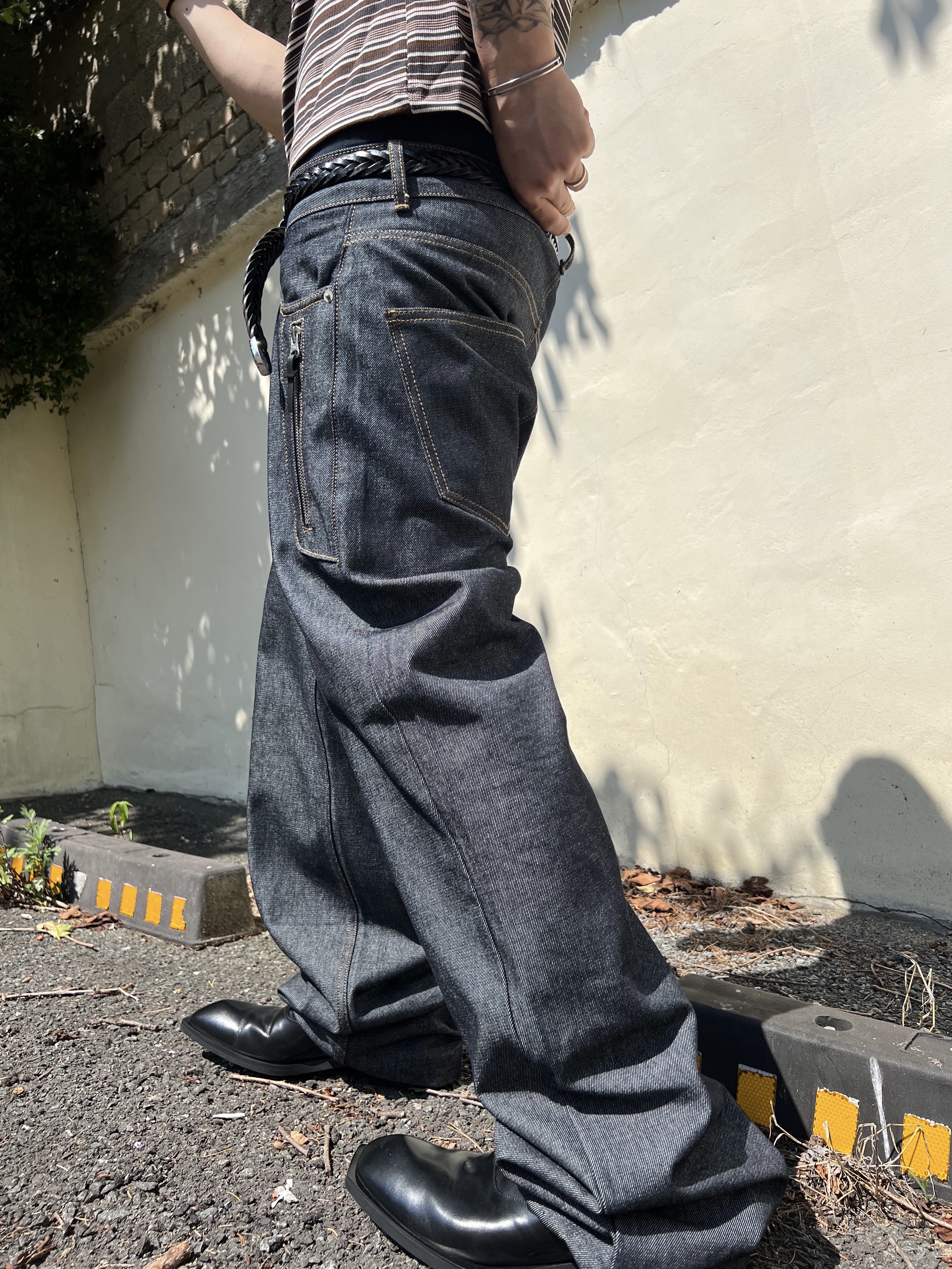 MJD LOW-RISE DUAL ZIP DENIM INDIGO, CSC x Soulesures SC:ENE 001 착용 스타일 - 3