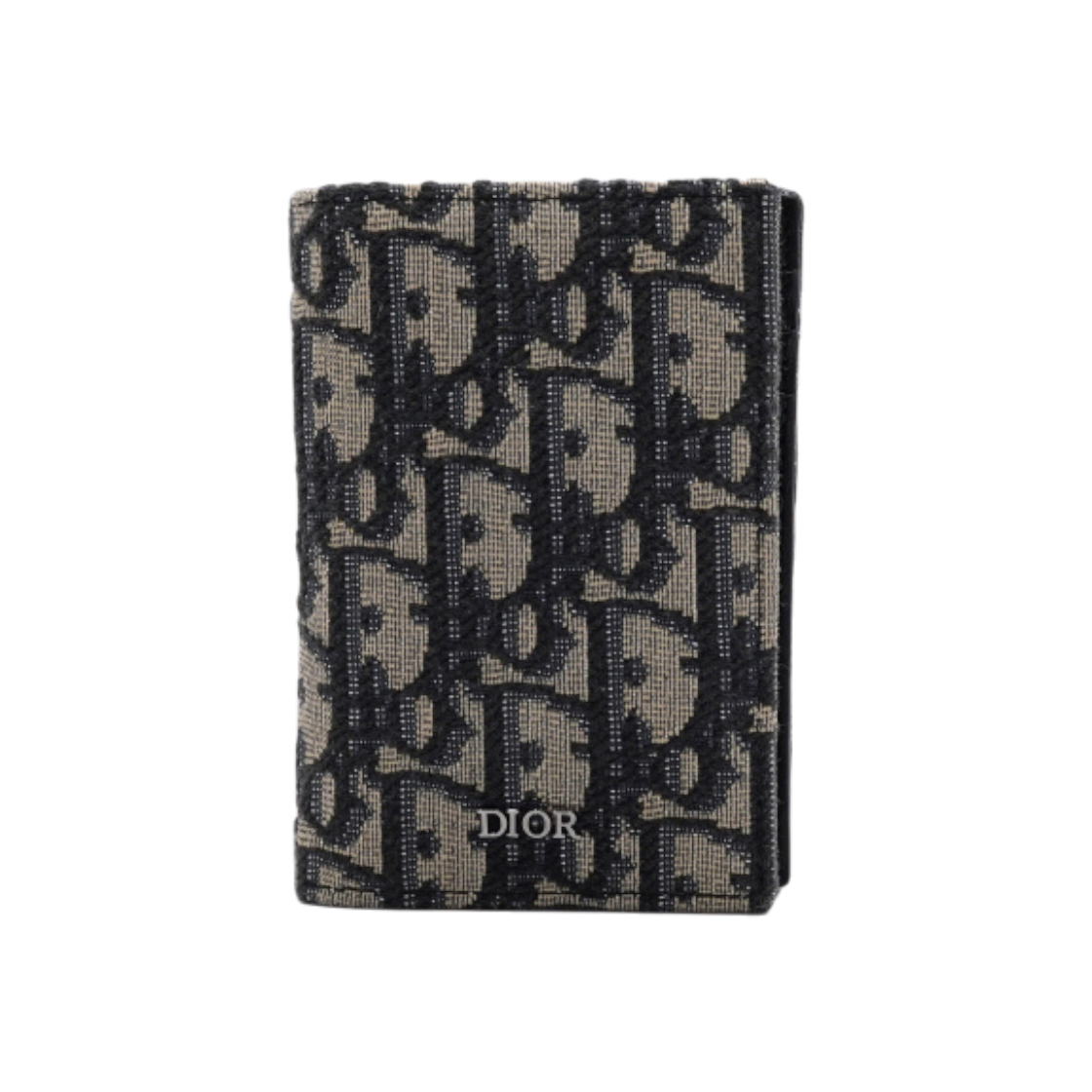 ITCUI2I72O9R Dior Oblique Jacquard Vertical Double Card Holder