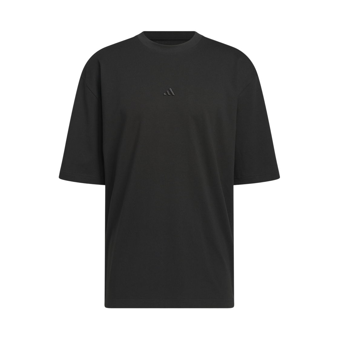 KG7276 Adidas Basketball Single Jersey T-Shirt Black - KR Sizing