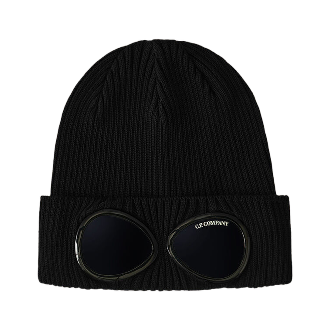 RSCMAC747A000727A888 C.P. Company Cotton Goggle Beanie Total Eclipse Blue - 25FW